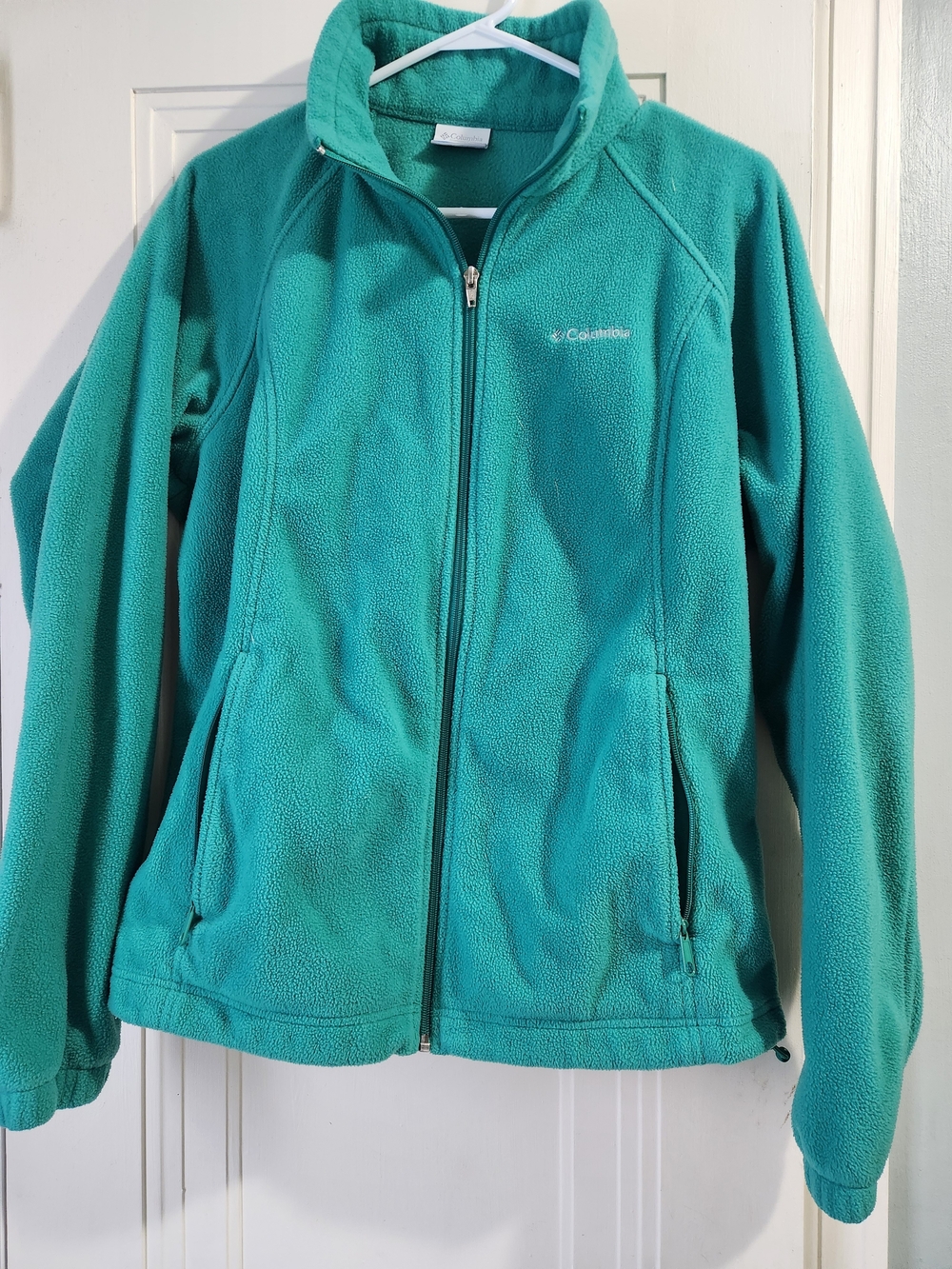 Columbia Women's Teal Fleece Jacket - Full-Zip